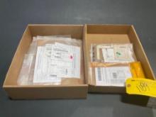 BOXES OF NEW HINGES 76207-10005-113, -114, -110 & -112, 76206-10001-107, 76205-08001-133, -30, -129,