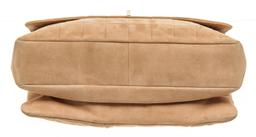 Chanel Beige Suede Leather Reissue Chocolate Bar Shoulder Bag