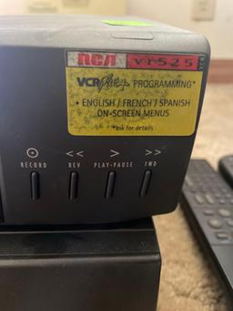 VCR player; VHS player