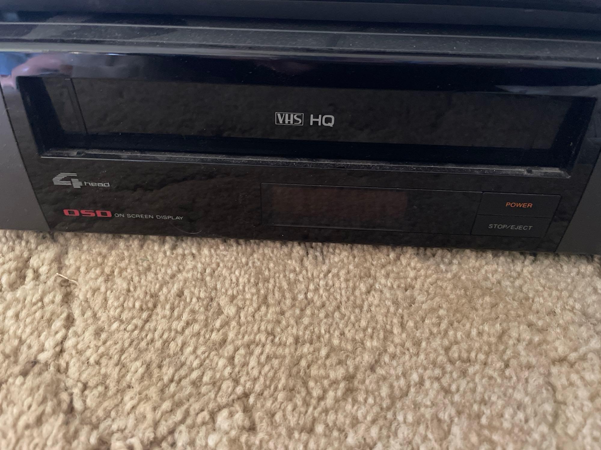 VCR player; VHS player