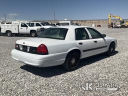 (Las Vegas, NV) 2011 Ford Crown Victoria Police Interceptor Interior Damage, Runs & Moves