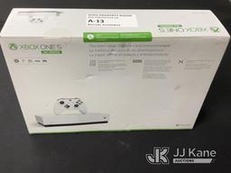 (Jurupa Valley, CA) Xbox One S Video Game Console (New) NOTE: This unit is being sold AS IS/WHERE IS