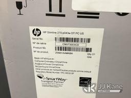 (Jurupa Valley, CA) Hp Desktop (New) NOTE: This unit is being sold AS IS/WHERE IS via Timed Auction