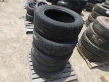 (4) Goodyear 275/65R18 Used Tires and (1) Uniroyal 275/55R20 Used Tire