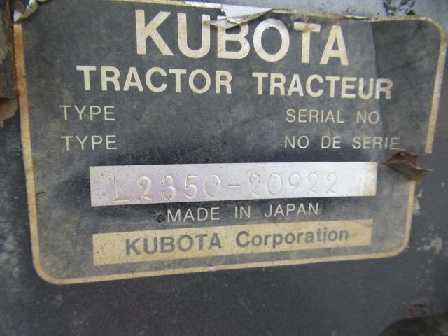 KUBOTA L2600F 2WD TRACTOR