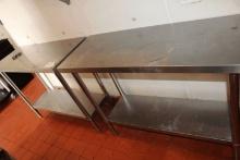 Stainless 18x48 Tables