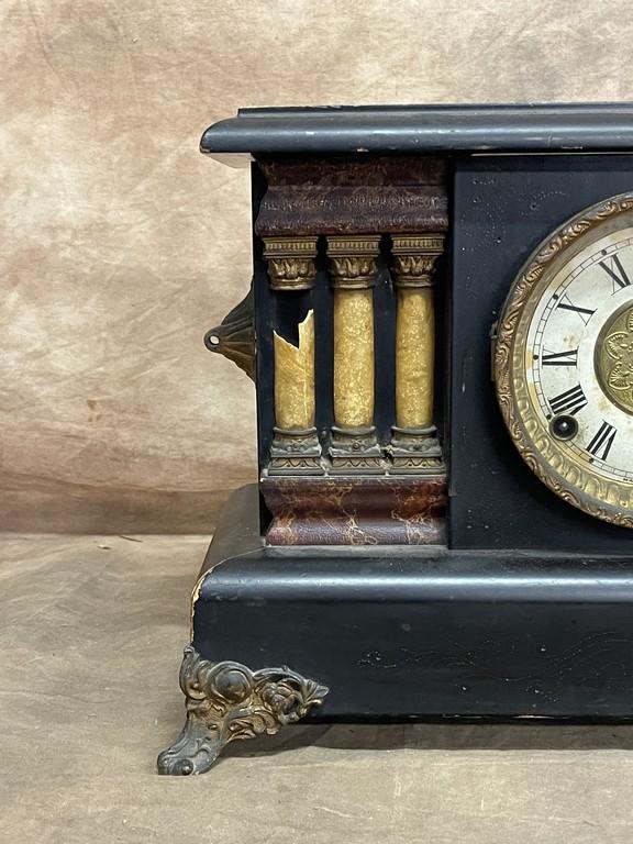 Antique Victorian Sessions Mantel Clock