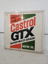 Castrol GTX Plastic Sign 4'x4'