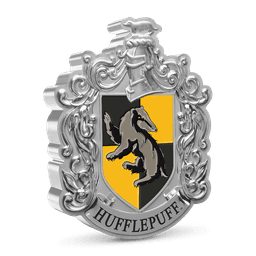 HARRY POTTER(TM) ? Hufflepuff Crest 1oz Silver Coin