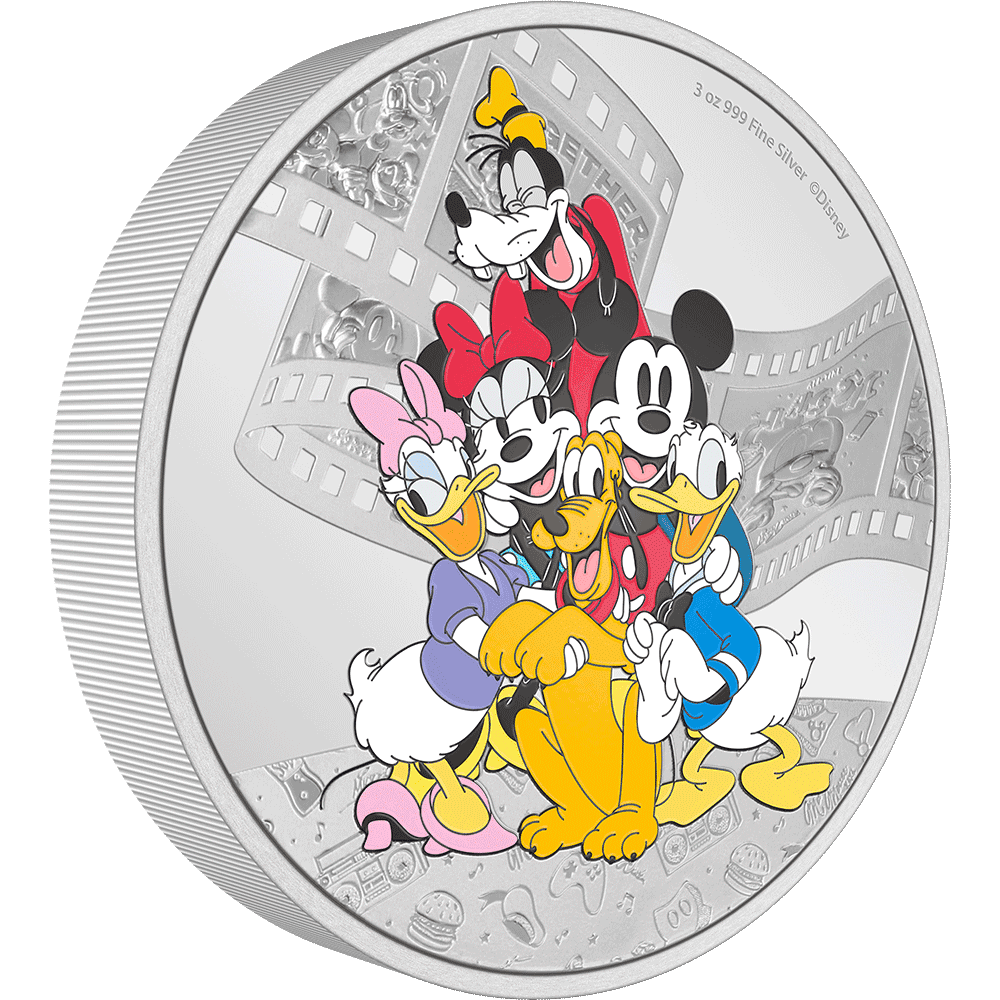 Disney Mickey & Friends - 3oz Silver Coin