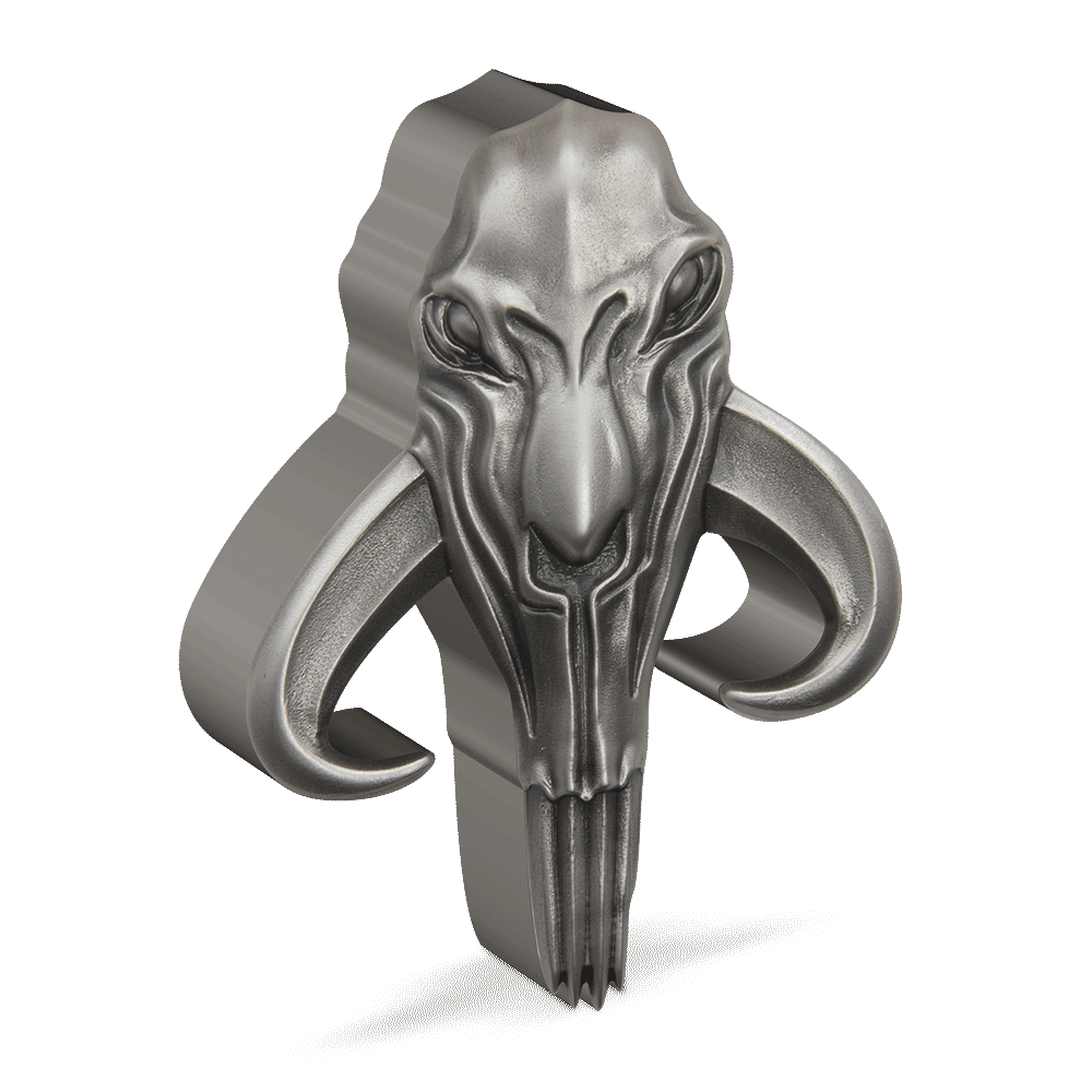 The Mandalorian(TM) - Mythosaur(TM) 5oz Silver Shaped Coin