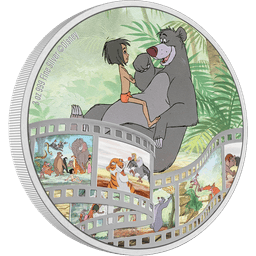 Disney Cinema Masterpieces - Jungle Book 3oz Silver Coin
