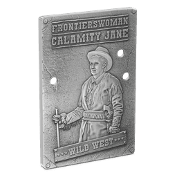 Wild West - Calamity Jane 1oz Silver Coin