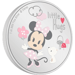 Disney Baby Little Hugs - Girl 1oz Silver Coin
