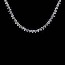 2.24 CtwVS/SI1 Diamond Prong Set 14K Yellow Gold Slide Necklace (ALL DIAMOND ARE LAB GROWN )