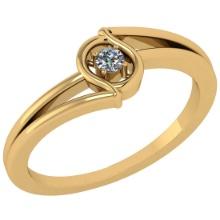 CERTIFIED 1 CTW D/SI2 ROUND (LAB GROWN Certified DIAMOND SOLITAIRE RING ) IN 14K YELLOW GOLD