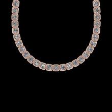 2.82 CtwVS/SI1 Diamond Prong Set 14K Rose Gold Necklace (ALL DIAMOND ARE LAB GROWN )