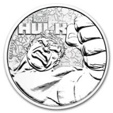 2019 Tuvalu 1oz Silver $1 Marvel Hulk Coin BU