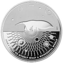 Anteater 2018 - Evolution, The Wonderful World by Le Grand Mint, 1oz 0.9999 Fine Silver