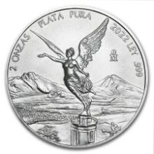 Mexican Silver Libertad 2 Ounce 2022