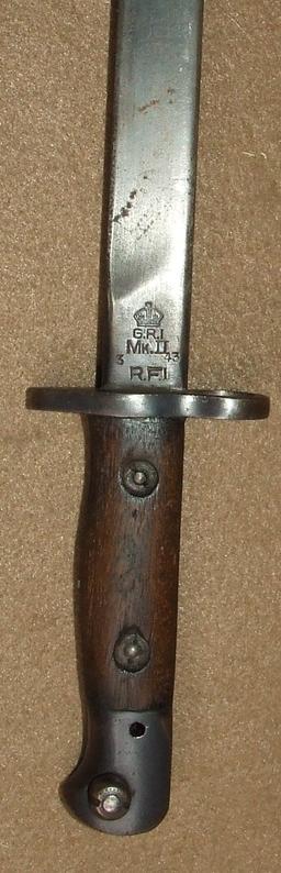 Indian Sword Bayonet for a 303 Enfield