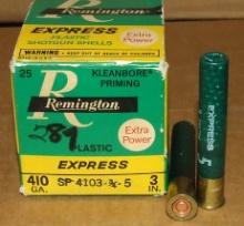 25 Rounds Remington 410 ga No5 Shot