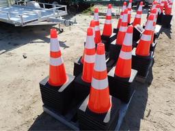 (50) Highway Safety Cones