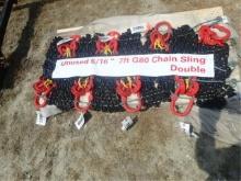 5/16" 7' Double Chain Sling