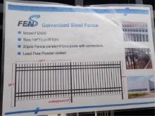 FEN20 10' x 7' Galvanized Steel Fence (20 pcs)*