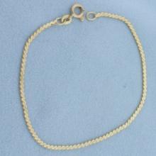 S-link Bracelet In 14k Yellow Gold