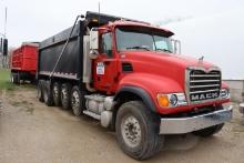 2006 Mack Granite tandem axel dump truck, 541,175 miles, VIN 1M2AG11C97M063725,