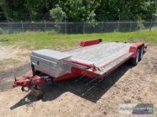 DOWN2EARTH 20'x8' TANDEM AXLE CAR HAULER TRAILER VIN-N/A **NO TITLE, INVOICE ONLY**