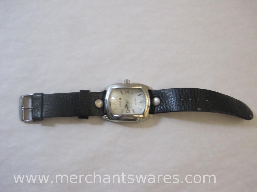 Three Women's Watches, Geneva and Eikon, and Decade Brand Watch, 8oz
