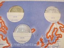 Vintage Wheaties Mystery Coin Collection, coins from 1940s-1950s, General Mills Inc, includes