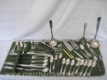 Assortment of Silverplate Serving and Flatware Pieces