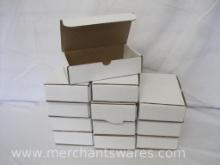 One Dozen White Small Boxes, Approximate 8.5x2.25x5 inches in size