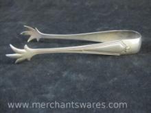 Sterling Silver Sugar Tongs, see pictures for Hallmarks, approx 21 grams