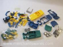 Assorted Plastic Model Kit Car Pieces in Monogram '87 Corvette Roadster Box, see pictures AS IS, 1