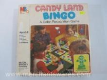 Candy Land Bingo, Color Recognition Board Game, 4801 , 1978 by Milton Bradley Co., 1 lb 14 oz