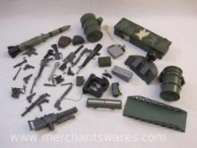 Assorted GI JOE Accessories and Weapons, see pictures for included pieces, 1 lb 7 oz