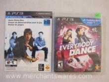 PS3 Everybody Dance PlayStation 3 Game with Instructions and PlayStation Move Game Demo Disc, 5 oz