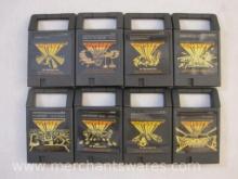 Eight Odyssey 2 Game Cartridges including K.C. Munchkin!, Alien Invaders-Plus!, UFO!, Baseball!,