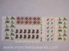 Large Blocks of US Stamps, 13 Cent USA Modern Dance, Photography 15 Cent and More