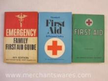 Three Vintage First Aid Books including Standard First Air & Personal Safety (The American National
