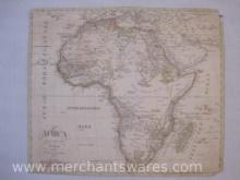 1830 Map of Africa by CF Weiland, see pictures