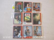 Nine Superman Trading Cards, 1978, 2 oz