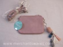 Initials Inc Lilac Pouch and Skinny Strap, new in package, 9 oz