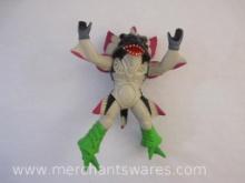 Mighty Morphin Power Rangers Evil Space Alien Pirantishead Fish Action Figure, 6 oz