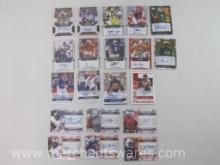 Twenty Autographed Trading Cards includes Football 2022 Leaf Rookie Draft, Pro Set, 2022 Panini