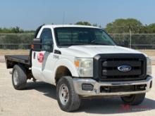 2011 FORD F-250 XL SUPER DUTY FLATBED TRUCK